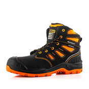 Buckbootz BVIZ2BKOR Buckzviz Lace Boot, Black / Hi-Vis Orange