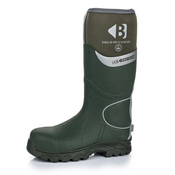 Buckbootz BBZ8000GR Buckbootz Safety Wellington, Green